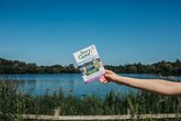 Story Quest in front of Westport Lake