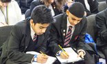 Secondary boys writing