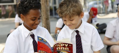 children reading