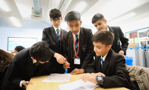 Boys group work