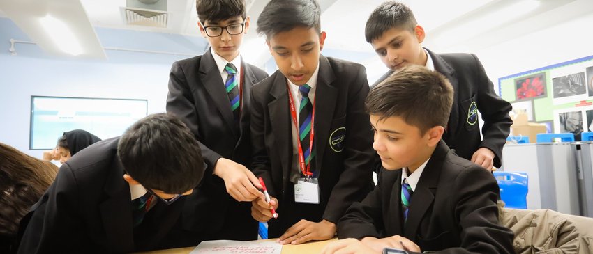 Boys group work