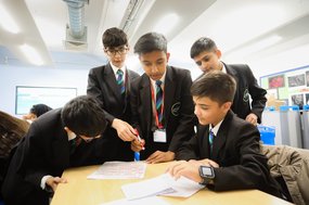 Boys group work