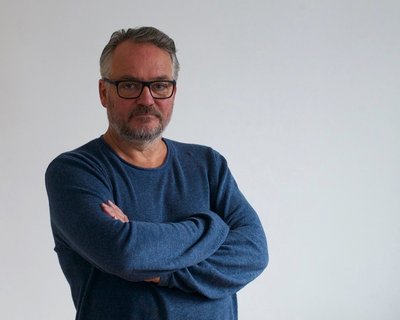 Charlie Higson by photographer Hal Shinnie