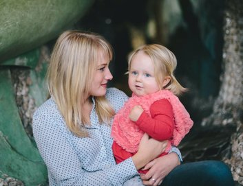 Early Words Matter mum with baby