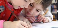 Wellbeing - girls writing
