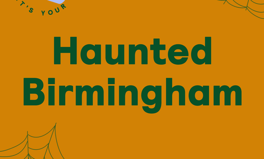 Haunted Birmingham Square  - Orange