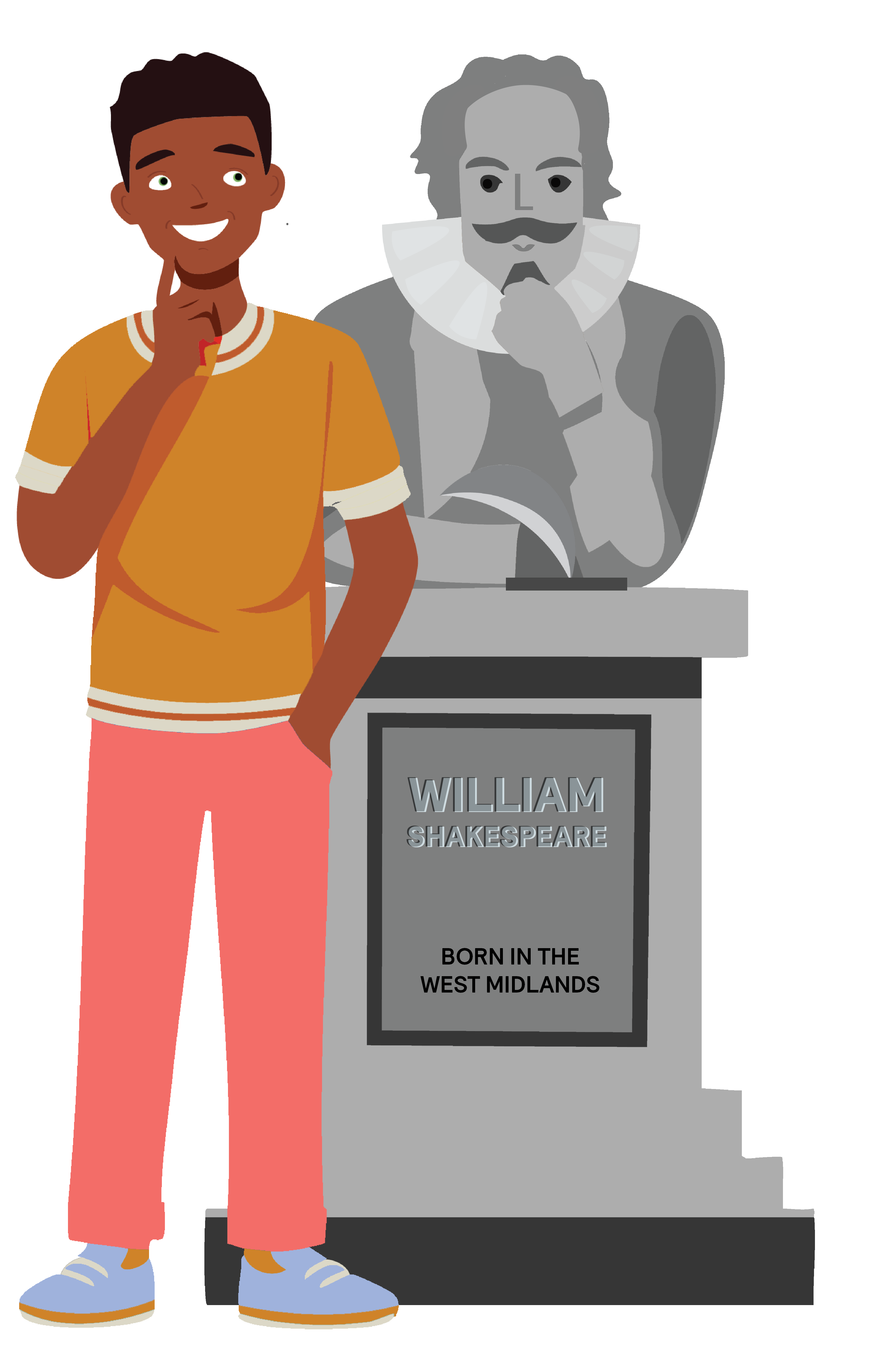 Shakespeare and Me illustration