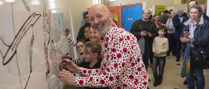 Nick Sharratt at Manchester Library