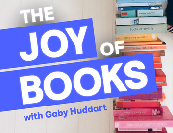 The Joy of Books with Gaby Huddart square logo