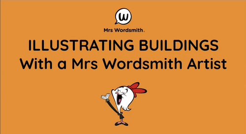 Screenshot of Mrs Wordsmith drawalong slides