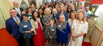Our Patron Her Majesty The Queen hosts reception at Clarence House to celebrate 30 years of the National Literacy Trust
