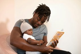 Baby and father