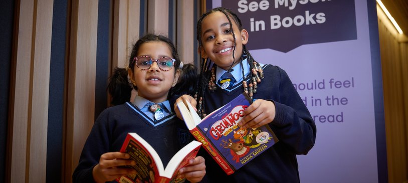 Two students at SMIB flagship event