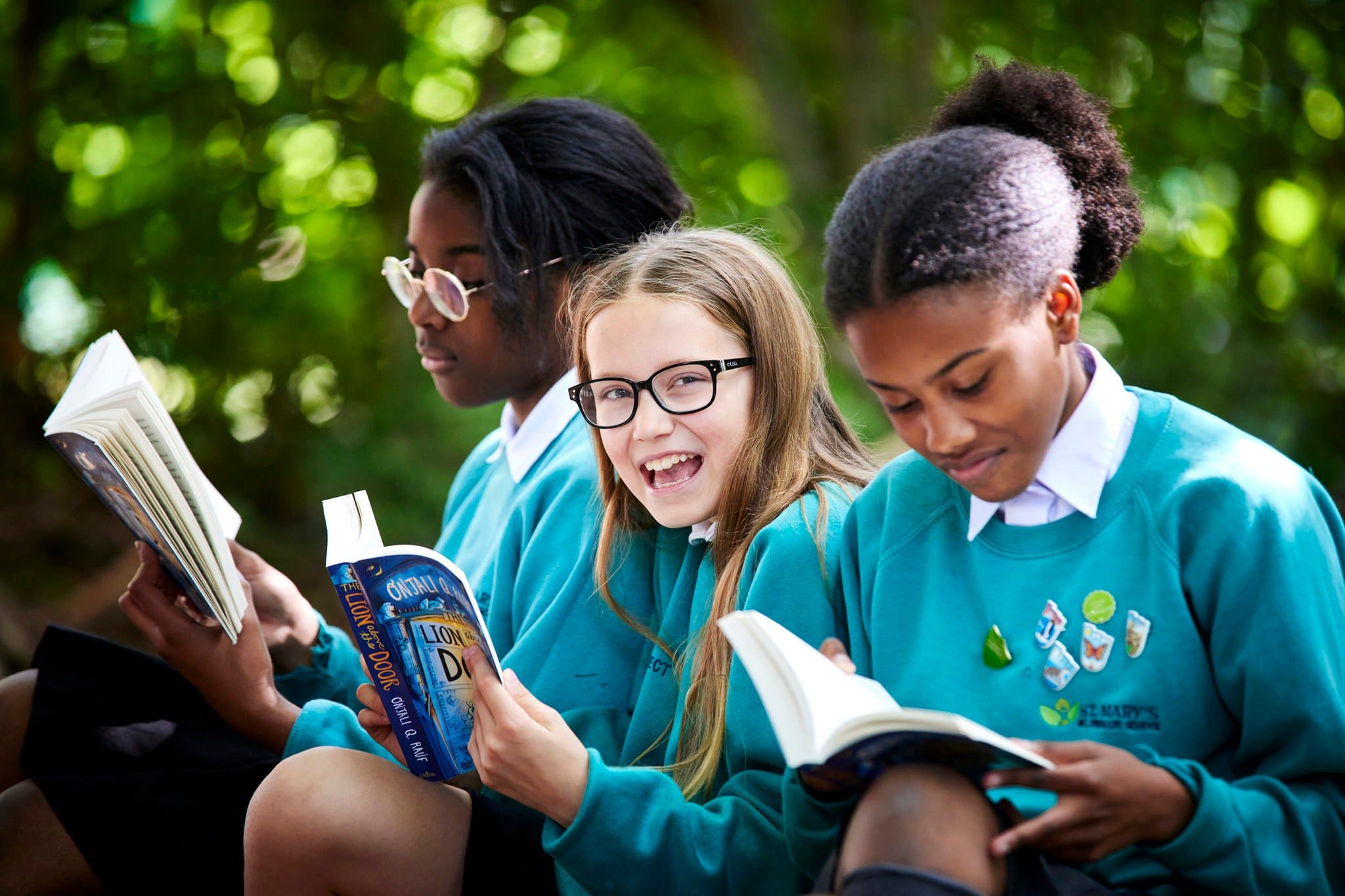 See Myself in Books image with secondary school children