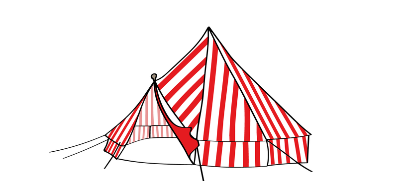NYC storytelling tent