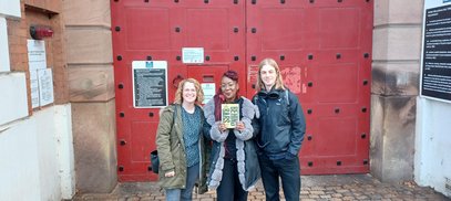 Lady Unchained with NPR Producers after New Chapters workshop in HMPYOI Aylesbury