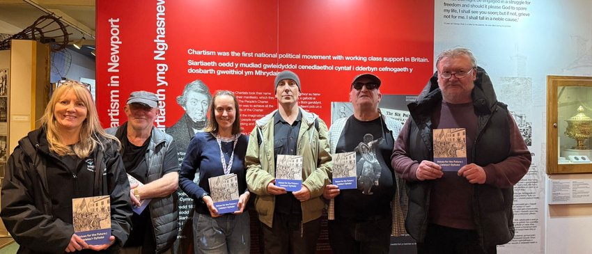 Eden Gate visit to Chartist display in Newport Museum