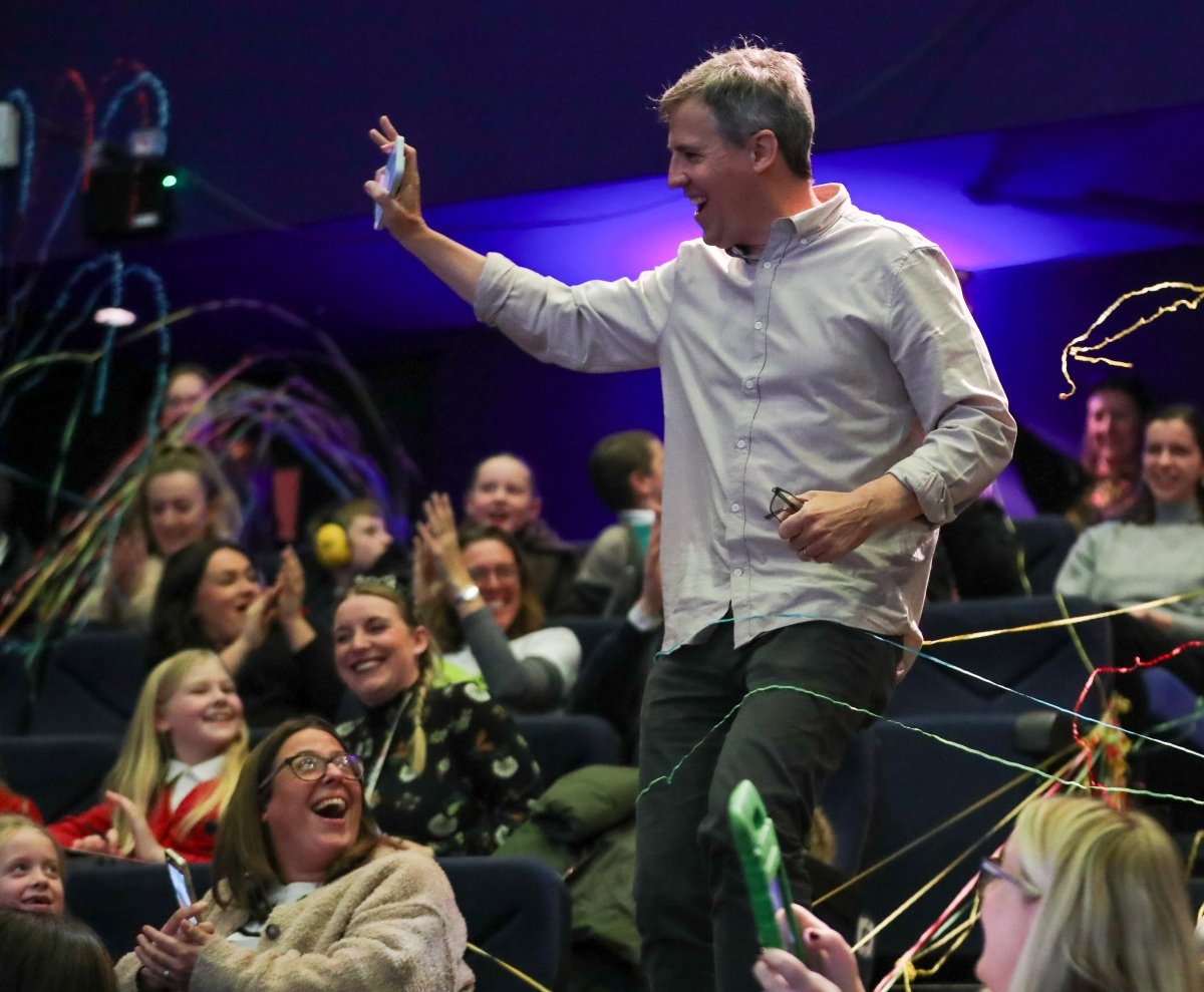 Author Jeff Kinney surprises pupils in Durham at our first ever Pupil Librarian conference