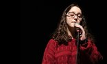 Young person post16 female singing speaking National Literacy Trust