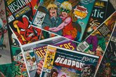 selection of comic books