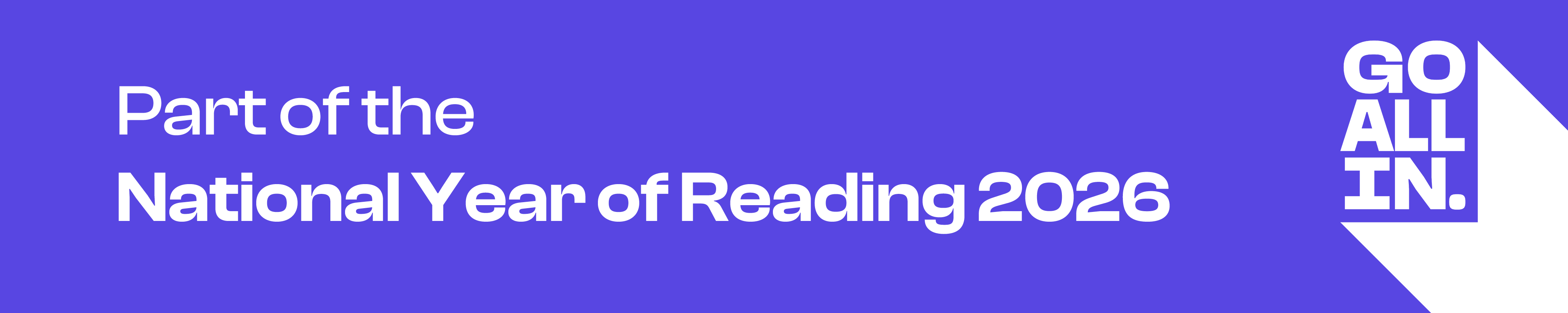 National Year of Reading graphic